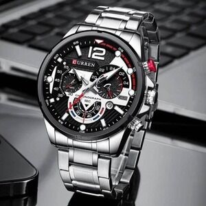 CURREN‎ Stylish Chronograph Stainless Steel Watch for Men